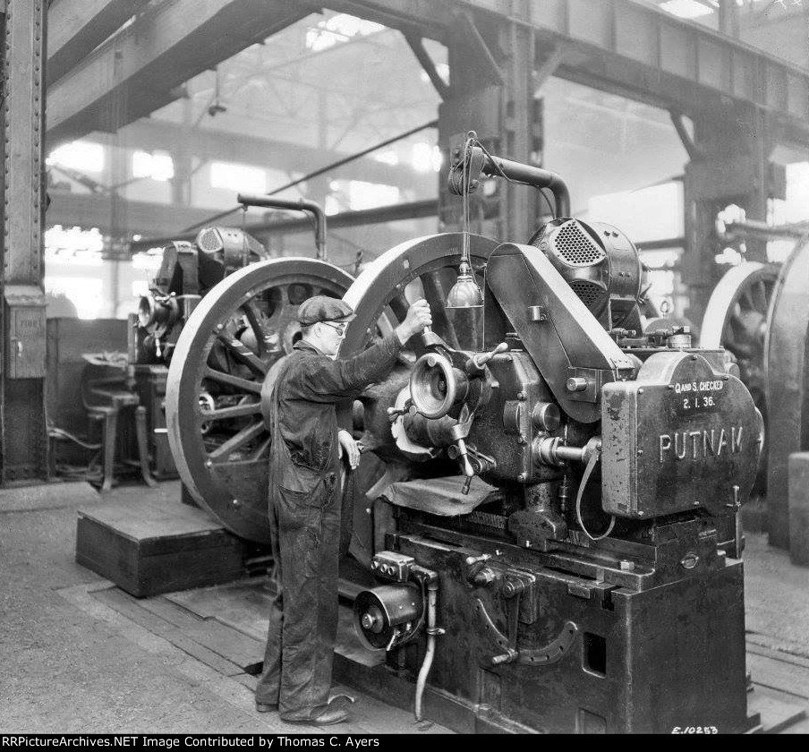 PRR Juniata Shops, 1936